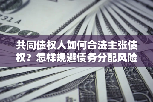 武汉共同债权人如何合法主张债权？怎样规避债务分配风险？