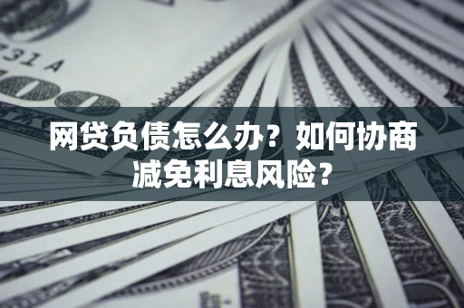 武汉网贷负债怎么办？如何协商减免利息风险？