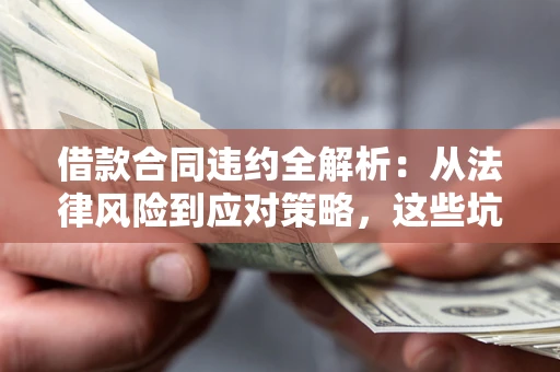 武汉借款合同违约全解析：从法律风险到应对策略，这些坑别再踩！