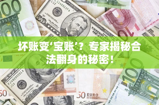 武汉坏账变‘宝账’？专家揭秘合法翻身的秘密！