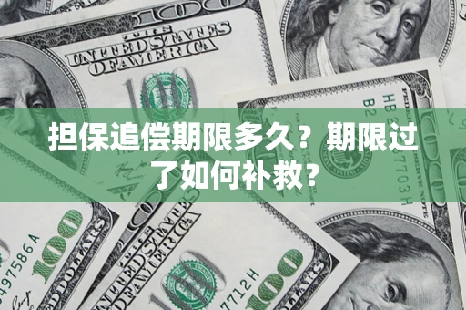 武汉担保追偿期限多久？期限过了如何补救？