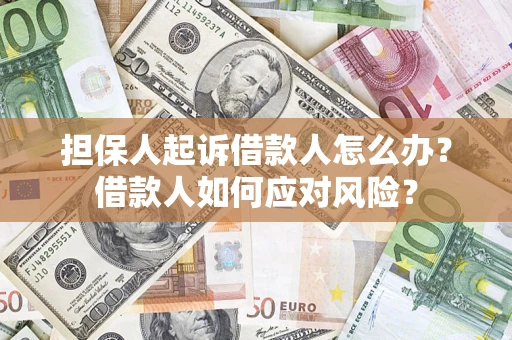 武汉担保人起诉借款人怎么办？借款人如何应对风险？