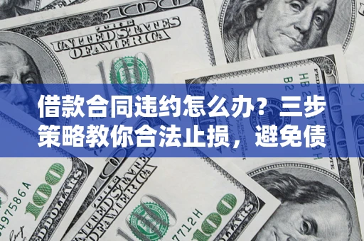 武汉借款合同违约怎么办？三步策略教你合法止损，避免债务危机升级