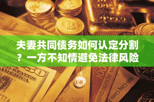 武汉夫妻共同债务如何认定分割？一方不知情避免法律风险必看！
